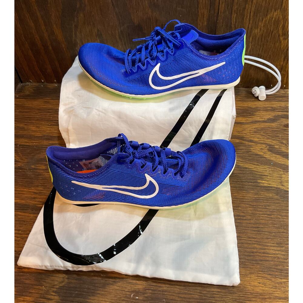 Nike Zoom Mamba 6 Track‎ & FIELD Mid Long Distance Racer Blue Mens Size 10.5 - Picture 2 of 7